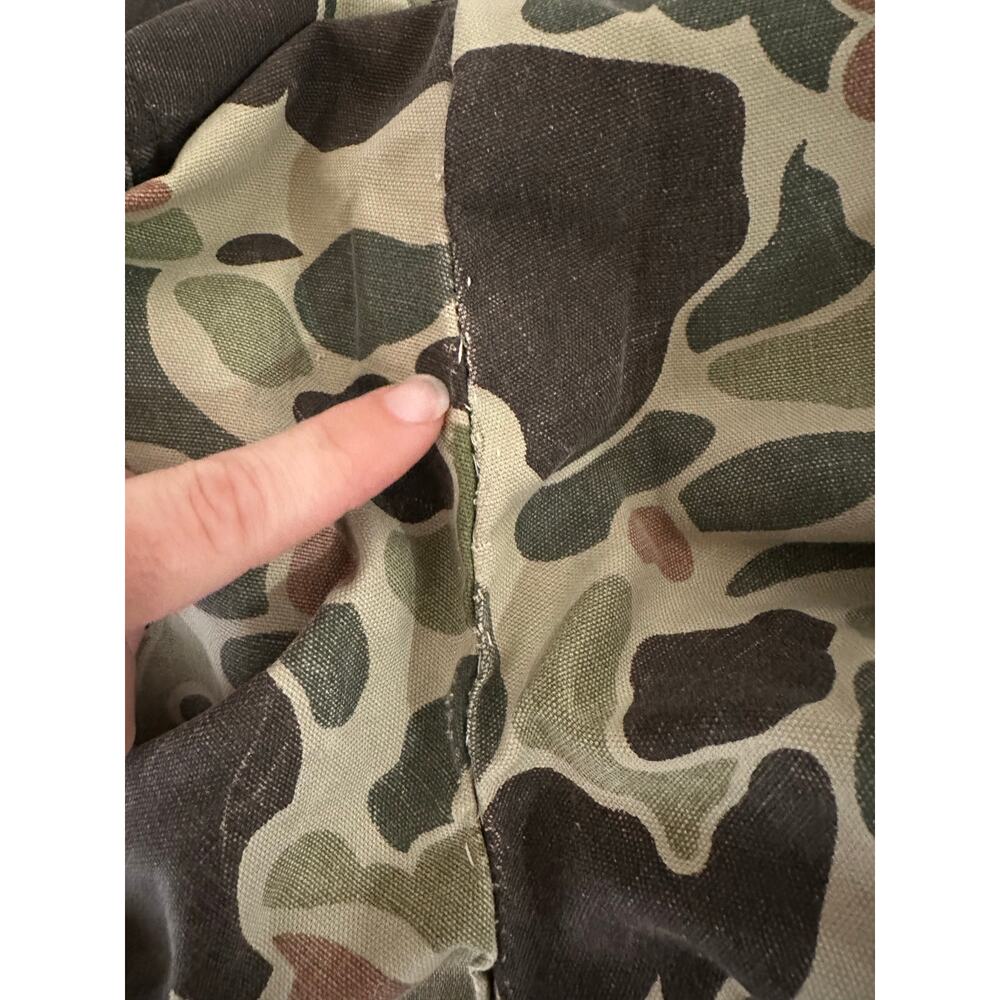 VTG Walls Blizzard Pruf Coveralls Mens Medium Tall Duck Camo Lined Hunting USA - Picture 9 of 10